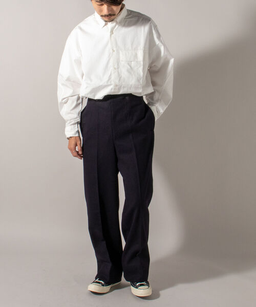 GLOSTER（グロスター）の「【BLAW×GLOSTER】 リメイク ミリタリーマリンパンツ（その他パンツ・メンズ・ダークネイビー・MEDIUM）」の8枚目の写真