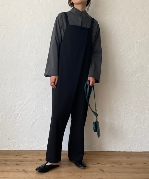 ReNorm(リノーム)の「アシメタックサロペットパンツ(その他パンツ・レディース・ブラウン/ブラック・S/M)」の2枚目の写真