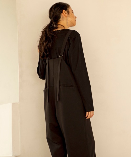 ReNorm(リノーム)の「アシメタックサロペットパンツ(その他パンツ・レディース・ブラウン/ブラック・S/M)」の6枚目の写真