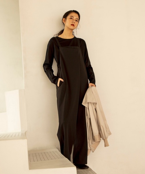 ReNorm(リノーム)の「アシメタックサロペットパンツ(その他パンツ・レディース・ブラウン/ブラック・S/M)」の7枚目の写真
