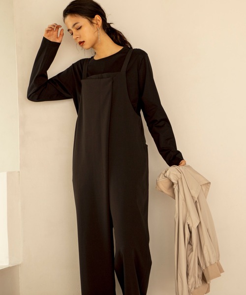 ReNorm(リノーム)の「アシメタックサロペットパンツ(その他パンツ・レディース・ブラウン/ブラック・S/M)」の8枚目の写真
