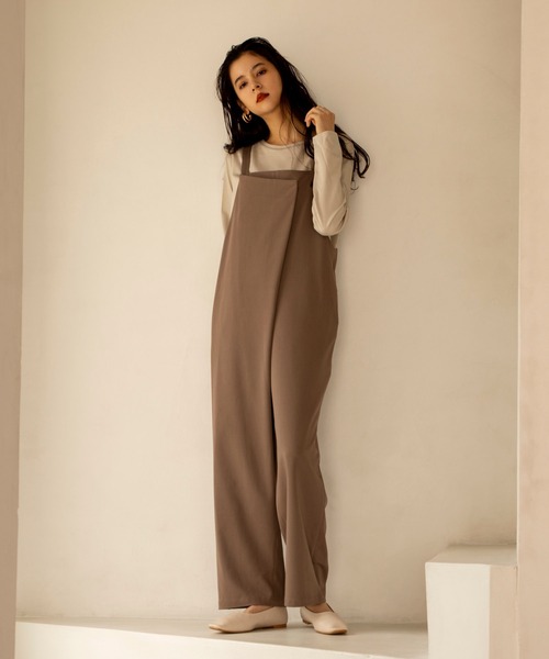 ReNorm(リノーム)の「アシメタックサロペットパンツ(その他パンツ・レディース・ブラウン/ブラック・S/M)」の13枚目の写真