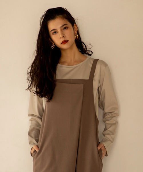 ReNorm(リノーム)の「アシメタックサロペットパンツ(その他パンツ・レディース・ブラウン/ブラック・S/M)」の15枚目の写真