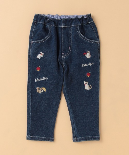 kladskap(クレードスコープ)の「動物刺しゅうロング丈テーパードパンツ(その他パンツ・キッズ・ネイビー・100cm/110cm/120cm/90cm)」の15枚目の写真