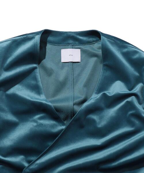ATHA(アタ)の「<ATHA> VELVET NOCOLLOR JKT/ノーカラージャケット(ノーカラージャケット・メンズ・ロイヤルブルー・FREE)」の3枚目の写真