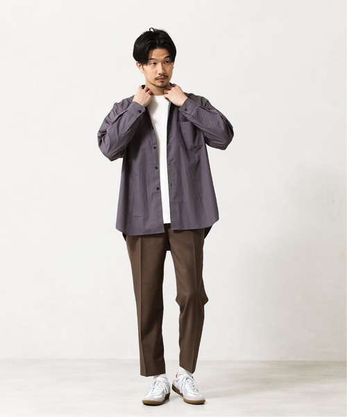 417 EDIFICE SELECT（フォーワンセブンエディフィスセレクト）の「【allery / アレリ―】 slacks slim / スラックス スリム（スラックス・メンズ・グレー/ブラウン/ネイビー・SMALL/MEDIUM/LARGE/X-LARGE）」の9枚目の写真