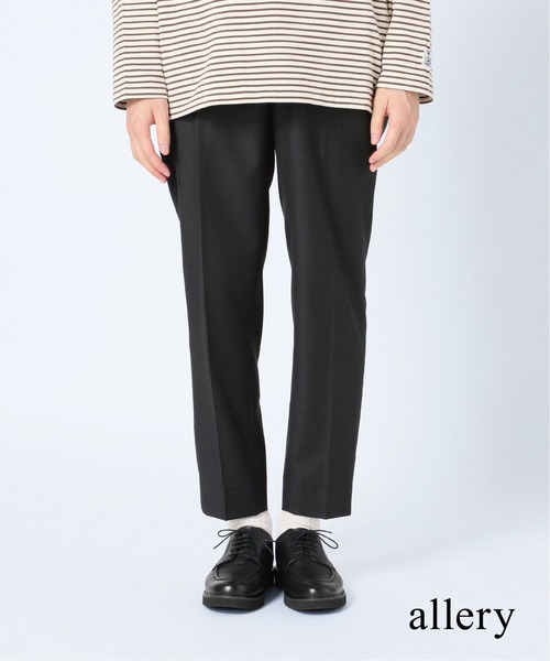 417 EDIFICE SELECT（フォーワンセブンエディフィスセレクト）の「【allery / アレリ―】 slacks slim / スラックス スリム（スラックス・メンズ・グレー/ブラウン/ネイビー・SMALL/MEDIUM/LARGE/X-LARGE）」の21枚目の写真