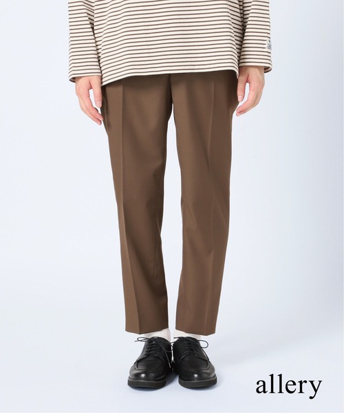 417 EDIFICE SELECT（フォーワンセブンエディフィスセレクト）の「【allery / アレリ―】 slacks slim / スラックス スリム（スラックス・メンズ・グレー/ブラウン/ネイビー・SMALL/MEDIUM/LARGE/X-LARGE）」の18枚目の写真