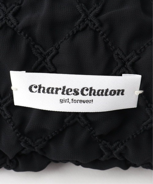 Charles Chaton(シャルルシャトン)の「シフォンレーストートバッグ(トートバッグ・レディース・ブラック/ホワイト・FREE)」の11枚目の写真