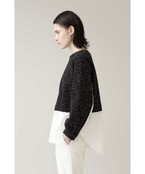 BOSCH（ボッシュ）の「◆ツィードドッキングカットソー（Tシャツ/カットソー・レディース・ブラック/ネイビー・38）」の18枚目の写真