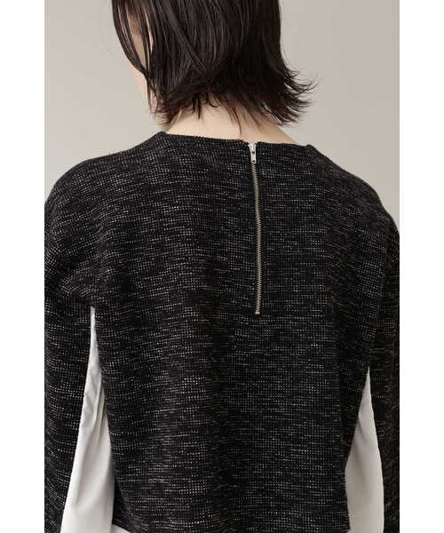 BOSCH（ボッシュ）の「◆ツィードドッキングカットソー（Tシャツ/カットソー・レディース・ブラック/ネイビー・38）」の22枚目の写真