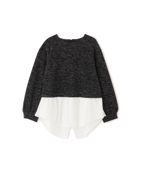 BOSCH（ボッシュ）の「◆ツィードドッキングカットソー（Tシャツ/カットソー・レディース・ブラック/ネイビー・38）」の9枚目の写真