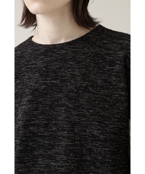 BOSCH（ボッシュ）の「◆ツィードドッキングカットソー（Tシャツ/カットソー・レディース・ブラック/ネイビー・38）」の6枚目の写真