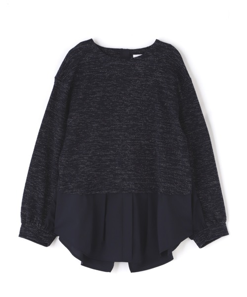 BOSCH（ボッシュ）の「◆ツィードドッキングカットソー（Tシャツ/カットソー・レディース・ブラック/ネイビー・38）」の12枚目の写真