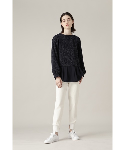 BOSCH（ボッシュ）の「◆ツィードドッキングカットソー（Tシャツ/カットソー・レディース・ブラック/ネイビー・38）」の15枚目の写真