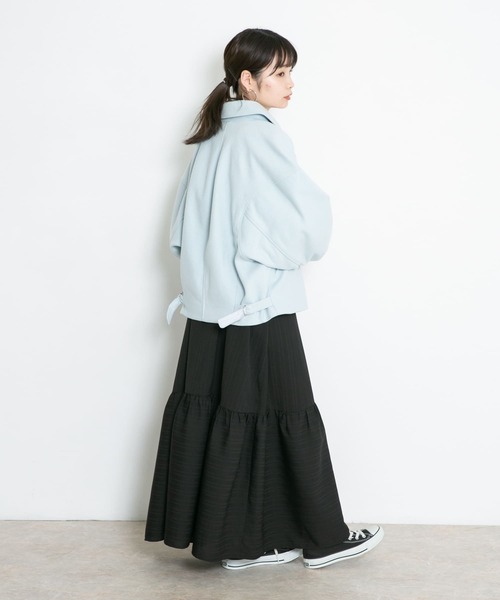 KBF（ケイビーエフ）の「オーバーアームコート（その他アウター・レディース・ベージュ/ネイビー/ブルー系その他・ONE）」の4枚目の写真