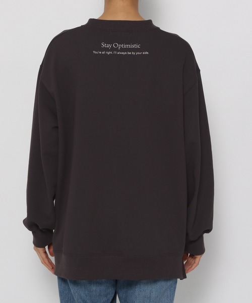 GLOBAL WORK(グローバルワーク)の「キレイ見えサラサラプリントプルオーバー/227780(Tシャツ/カットソー・レディース・アイボリー/チャコールグレー/ライトグレー/モカ/ブラック/グリーン・MEDIUM/LARGE)」の10枚目の写真