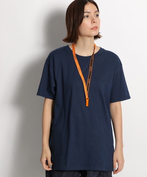 niko and...（ニコアンド）の「[NATOKii(ネイトゥーキー)]ホイッスル付きセットTシャツ（Tシャツ/カットソー・レディース・ネイビー/グリーン/ライトグリーン・FREE）」の3枚目の写真