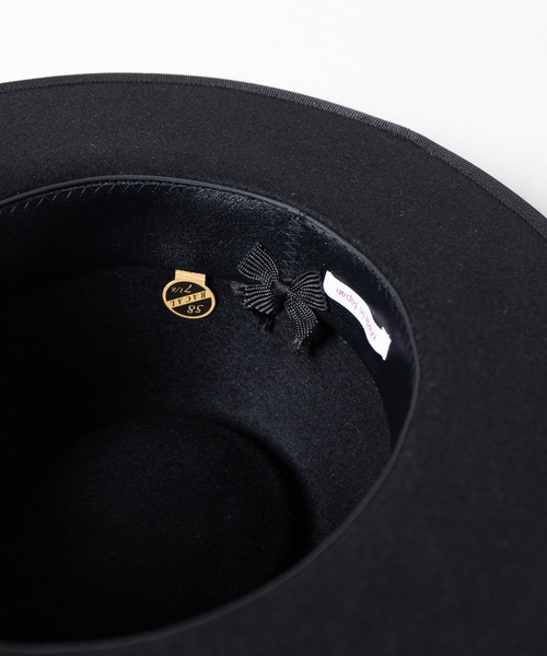 RACAL（ラカル）の「Fedora Hat / フェドラハット（ハット・メンズ・ベージュ/ブラック・LARGE/MEDIUM）」の12枚目の写真