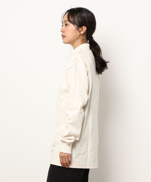 CAMBER(キャンバー)の「306 Max Weight MOCK TURTLE(Tシャツ/カットソー・レディース・ロイヤルブルー/ホワイト/ダークグリーン/グレー/ゴールド/ナチュラル/ブラック/ネイビー/レッド/オレンジ/バーガンディー・M/S/L/XL)」の13枚目の写真