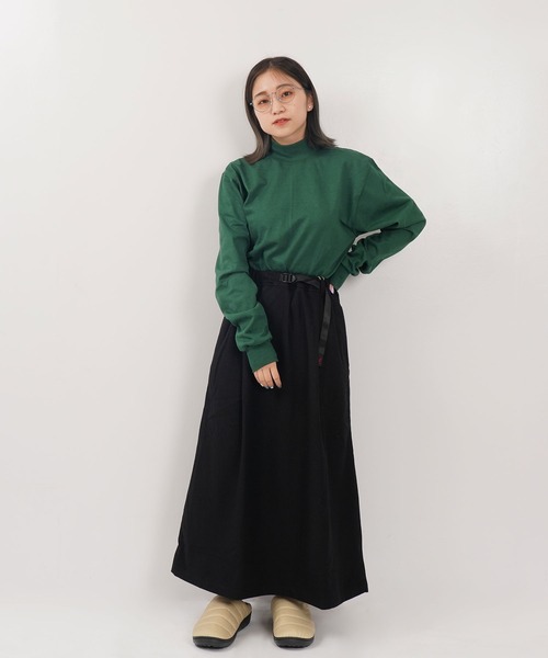 CAMBER(キャンバー)の「306 Max Weight MOCK TURTLE(Tシャツ/カットソー・レディース・ロイヤルブルー/ホワイト/ダークグリーン/グレー/ゴールド/ナチュラル/ブラック/ネイビー/レッド/オレンジ/バーガンディー・M/S/L/XL)」の6枚目の写真