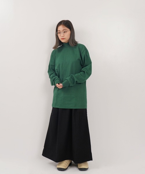 CAMBER(キャンバー)の「306 Max Weight MOCK TURTLE(Tシャツ/カットソー・レディース・ロイヤルブルー/ホワイト/ダークグリーン/グレー/ゴールド/ナチュラル/ブラック/ネイビー/レッド/オレンジ/バーガンディー・M/S/L/XL)」の14枚目の写真