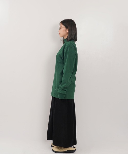CAMBER(キャンバー)の「306 Max Weight MOCK TURTLE(Tシャツ/カットソー・レディース・ロイヤルブルー/ホワイト/ダークグリーン/グレー/ゴールド/ナチュラル/ブラック/ネイビー/レッド/オレンジ/バーガンディー・M/S/L/XL)」の15枚目の写真
