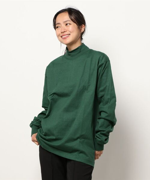 CAMBER(キャンバー)の「306 Max Weight MOCK TURTLE(Tシャツ/カットソー・レディース・ロイヤルブルー/ホワイト/ダークグリーン/グレー/ゴールド/ナチュラル/ブラック/ネイビー/レッド/オレンジ/バーガンディー・M/S/L/XL)」の17枚目の写真