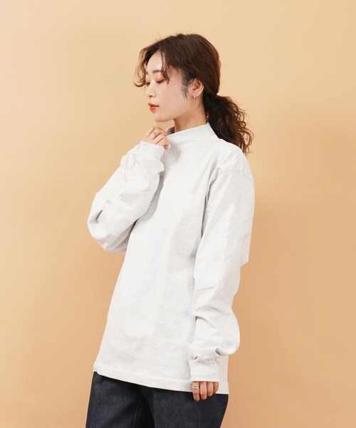 CAMBER(キャンバー)の「306 Max Weight MOCK TURTLE(Tシャツ/カットソー・レディース・ロイヤルブルー/ホワイト/ダークグリーン/グレー/ゴールド/ナチュラル/ブラック/ネイビー/レッド/オレンジ/バーガンディー・M/S/L/XL)」の21枚目の写真