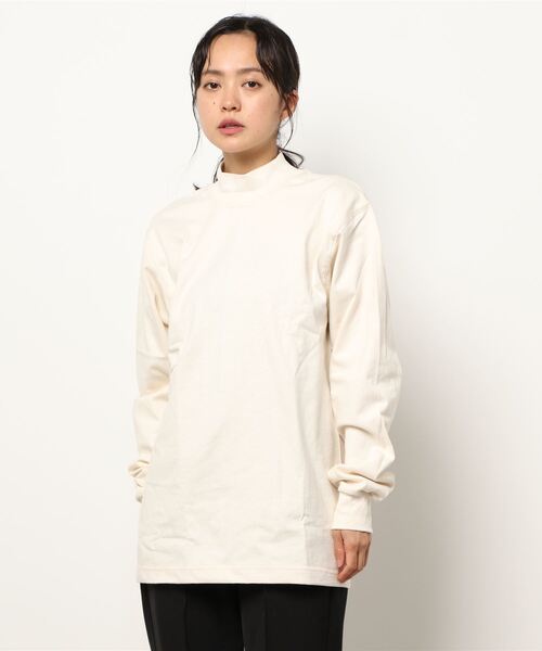 CAMBER(キャンバー)の「306 Max Weight MOCK TURTLE(Tシャツ/カットソー・レディース・ロイヤルブルー/ホワイト/ダークグリーン/グレー/ゴールド/ナチュラル/ブラック/ネイビー/レッド/オレンジ/バーガンディー・M/S/L/XL)」の22枚目の写真