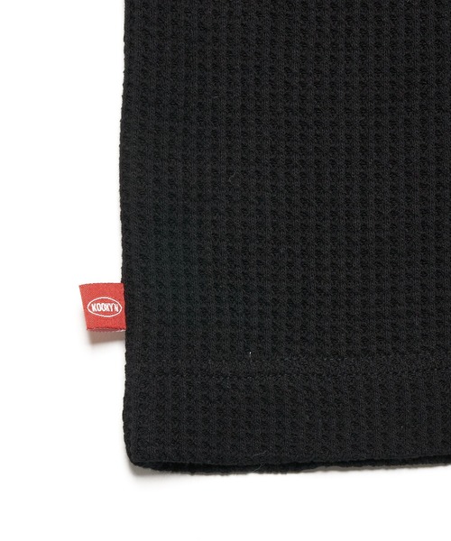 WHO'S WHO gallery（フーズフーギャラリー）の「【KOOKY'N/クーキー】ワッフルシャツカーディガン（カーディガン/ボレロ・メンズ・ブラック/ネイビー/ブラウン/グリーン・FREE）」の12枚目の写真
