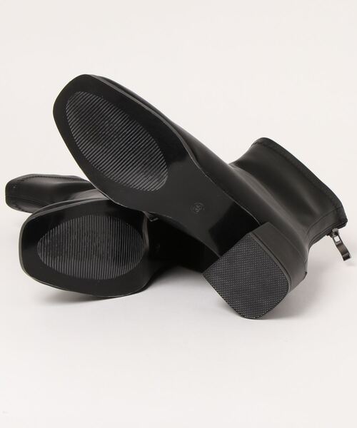 aimoha（アイモハ）の「フェイクレザーブーツ（ブーツ・レディース・ブラック/チョコ/ベージュ・22.5cm/24.5cm/23.5cm/24.0cm/23.0cm）」の5枚目の写真