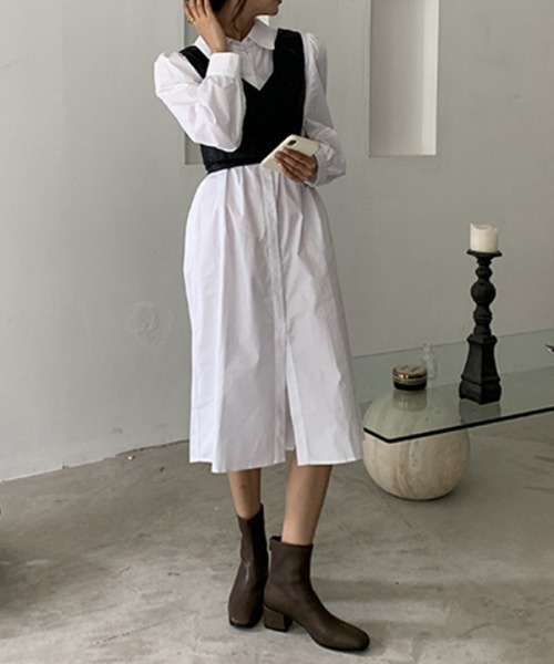 aimoha（アイモハ）の「フェイクレザーブーツ（ブーツ・レディース・ブラック/チョコ/ベージュ・22.5cm/24.5cm/23.5cm/24.0cm/23.0cm）」の15枚目の写真