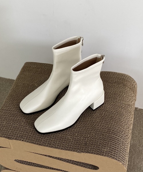 aimoha（アイモハ）の「フェイクレザーブーツ（ブーツ・レディース・ブラック/チョコ/ベージュ・22.5cm/24.5cm/23.5cm/24.0cm/23.0cm）」の10枚目の写真