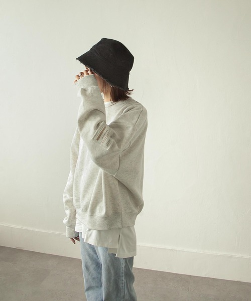 Chillfar（チルファー）の「フリンジコーデュロイバケットハット（ハット・レディース・モカ/ブラック/ベージュ・FREE）」の4枚目の写真