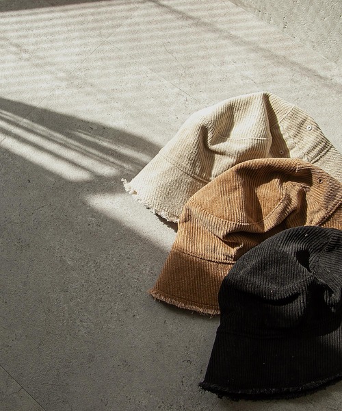 Chillfar（チルファー）の「フリンジコーデュロイバケットハット（ハット・レディース・モカ/ブラック/ベージュ・FREE）」の8枚目の写真