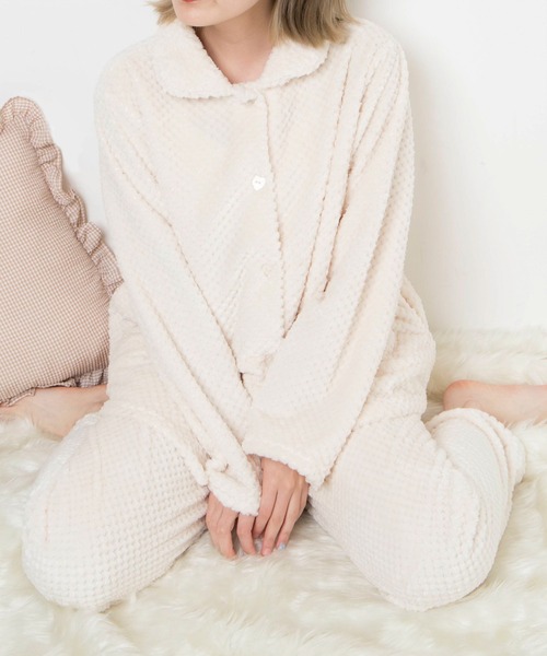 WEGO(ウィゴー)の「WEGO/fluffy room wear(ルームウェア/パジャマ・レディース・オフホワイト/グレー/ピンク/ベージュ・FREE)」の18枚目の写真