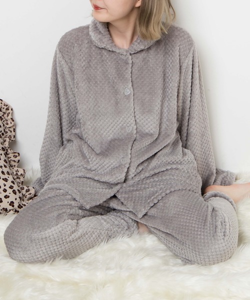 WEGO(ウィゴー)の「WEGO/fluffy room wear(ルームウェア/パジャマ・レディース・オフホワイト/グレー/ピンク/ベージュ・FREE)」の22枚目の写真