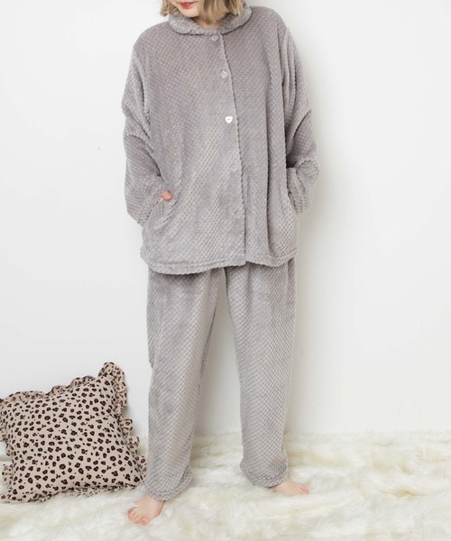WEGO(ウィゴー)の「WEGO/fluffy room wear(ルームウェア/パジャマ・レディース・オフホワイト/グレー/ピンク/ベージュ・FREE)」の19枚目の写真