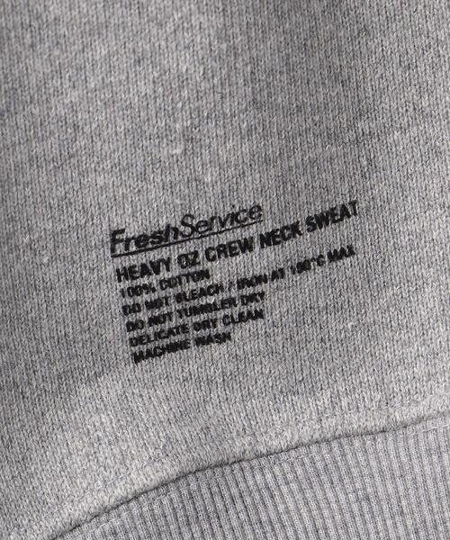 FreshService（フレッシュサービス）の「＜FreshService（フレッシュサービス）＞ ヘビーオンス クルーネック スウェット（スウェット・メンズ・ブラック/ホワイト/グレー・M/L）」の8枚目の写真