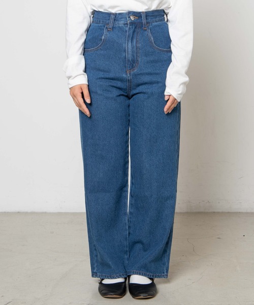 DuKKah(デュカ)の「Dukkah/【低身長向け】ストレートデニムパンツ(デニムパンツ・レディース・インディゴブルー/ダークインディゴブルー・SMALL/X-SMALL)」の11枚目の写真