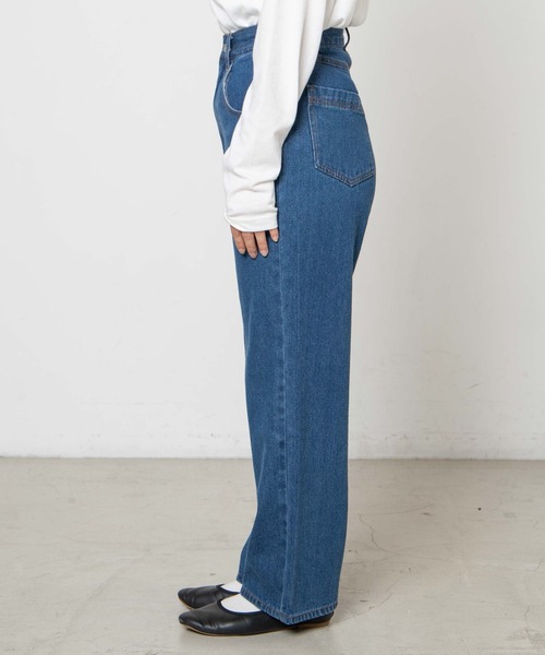 DuKKah(デュカ)の「Dukkah/【低身長向け】ストレートデニムパンツ(デニムパンツ・レディース・インディゴブルー/ダークインディゴブルー・SMALL/X-SMALL)」の12枚目の写真