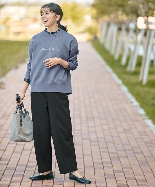 ANY（エニィ）の「any HEAT PANTS（その他パンツ・レディース・ブラック系/ブラウン系/ベージュ系/ライトオレンジ系/パープル系・1/2/3）」の2枚目の写真