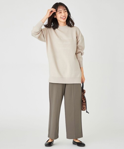 ANY（エニィ）の「any HEAT PANTS（その他パンツ・レディース・ブラック系/ブラウン系/ベージュ系/ライトオレンジ系/パープル系・1/2/3）」の8枚目の写真