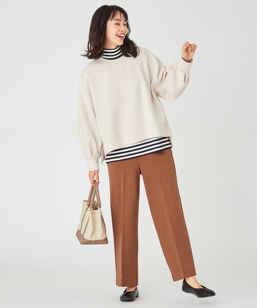 ANY（エニィ）の「any HEAT PANTS（その他パンツ・レディース・ブラック系/ブラウン系/ベージュ系/ライトオレンジ系/パープル系・1/2/3）」の10枚目の写真