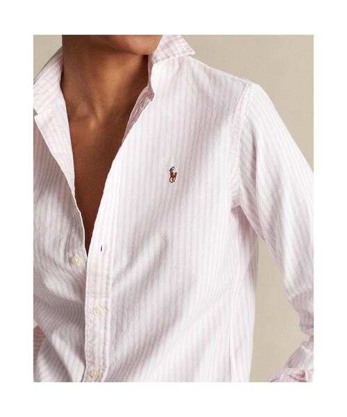 POLO RALPH LAUREN（ポロ ラルフ ローレン）の「クラシック フィット オックスフォード シャツ（シャツ/ブラウス・レディース・ホワイト・8/6/2/10/0/4/12）」の5枚目の写真