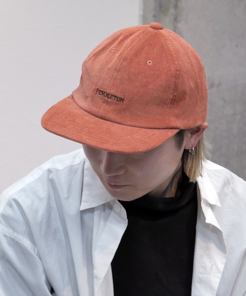 PENDLETON(ペンドルトン)の「コーディロイ6パネルキャップ(キャップ・メンズ・ダークブラウン/ブラウン/カーキ・FREE)」の1枚目の写真