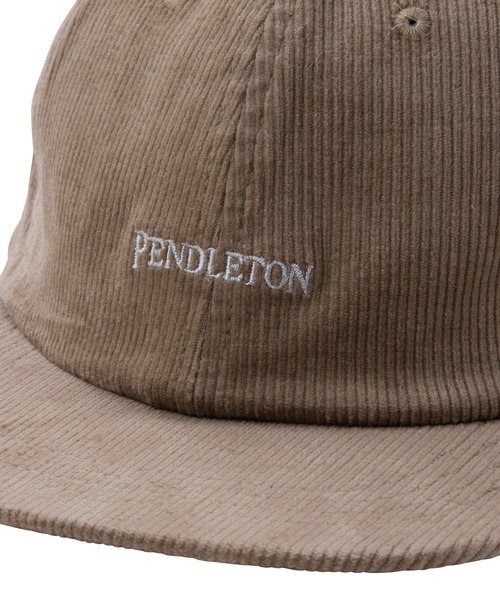 PENDLETON(ペンドルトン)の「コーディロイ6パネルキャップ(キャップ・メンズ・ダークブラウン/ブラウン/カーキ・FREE)」の3枚目の写真