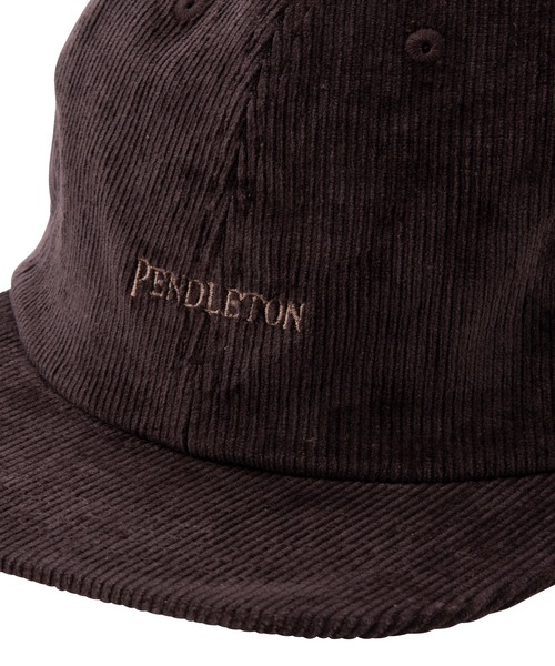PENDLETON(ペンドルトン)の「コーディロイ6パネルキャップ(キャップ・メンズ・ダークブラウン/ブラウン/カーキ・FREE)」の6枚目の写真