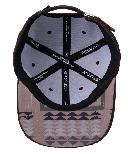 PENDLETON(ペンドルトン)の「コーディロイ6パネルキャップ(キャップ・メンズ・ダークブラウン/ブラウン/カーキ・FREE)」の7枚目の写真